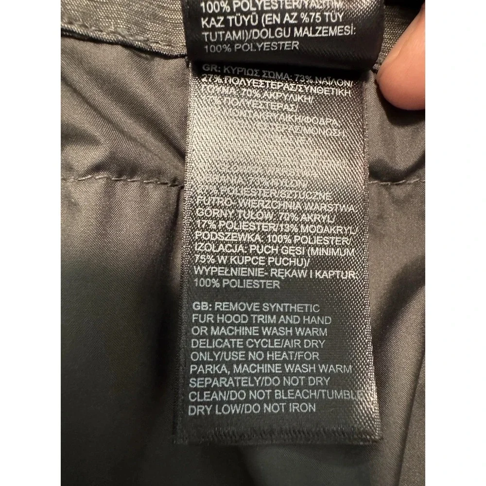 North‎ Face McMurdo Parka 550 Dry Vent Boys Large (14/16) Gray Down Jacket